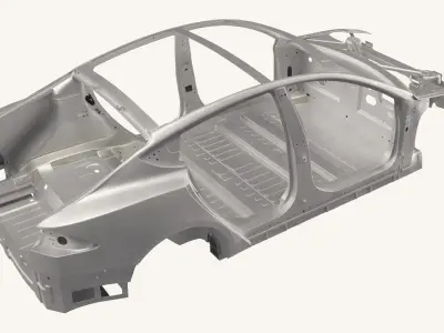 Tesla Model S Frame 3 3D model