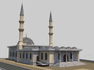 Mosque 3D model buy