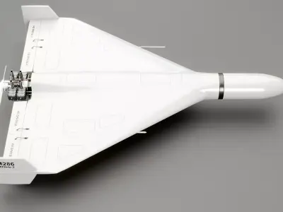 GERAN-2 Drone Low-poly 3D model