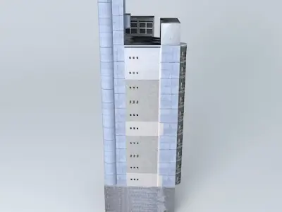 Building San Martin 901 09 Free 3D model