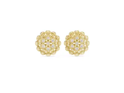 SAMPLE Floral Filigree Diamond Stud Earrings Cluster Studs  Free 3D print model