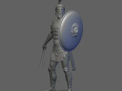 Greek Hoplite 3D print model