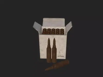 Bullet Model 003 Low-poly 3D model