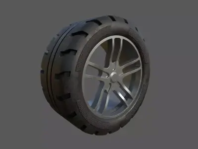 Car Wheel B 3D model