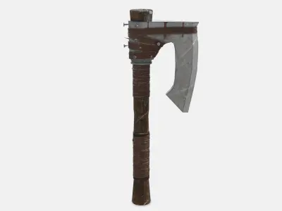 Troll Axe Low-poly 3D model buy