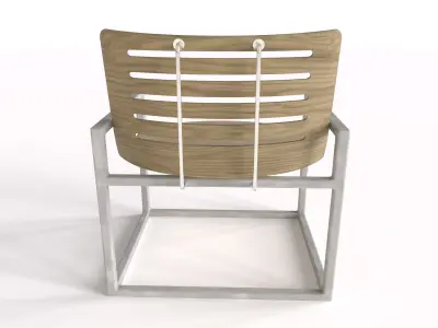 Modern Simple Chair 8K UV map Free low-poly 3D model
