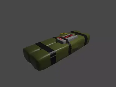Explosive bomb Free 3D model