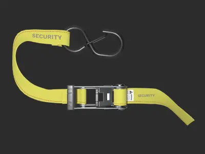 Ratchet Strap Low-poly 3D model