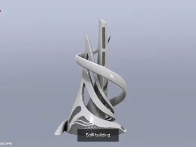 Scifi building collection 