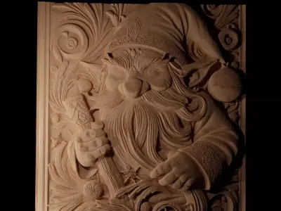 Domovoi CNC 3d Print High Relief Sand Casting 3D print model
