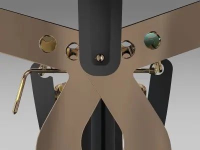 Vintage Letter Scales 3D model