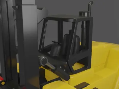 AUTOELEVADOR MONTACARGAS HYSTER 3D print model
