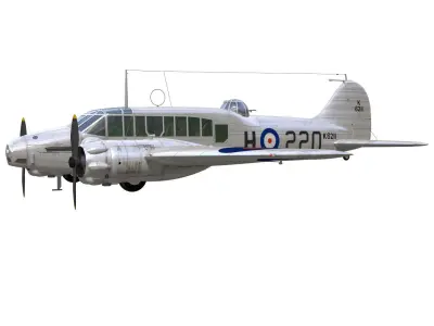 Avro Anson Mk1 early 3D model purchase