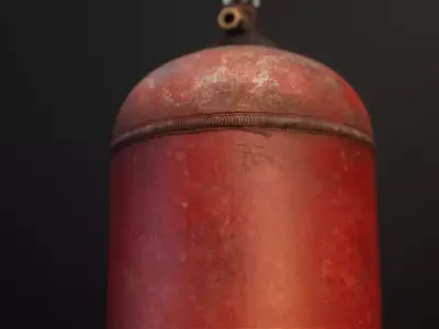 PBR Gas bottle - Texture Variation  Low-poly 3D model