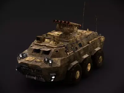 Armored Personal Carrier 3D model