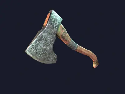 Axe battle 3D model