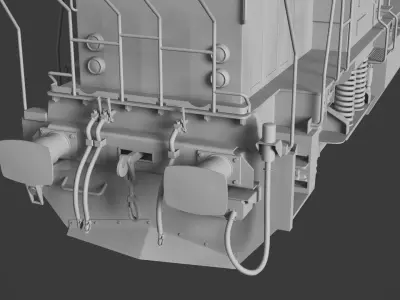 DHS131 locomotive 3D model purchase