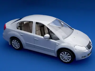 Suzuki Sx4 car 3D print model