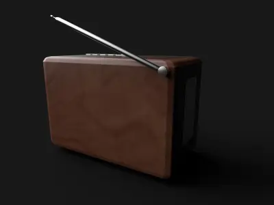 Radio 3D model buy