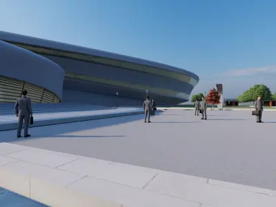 central train station 3D model