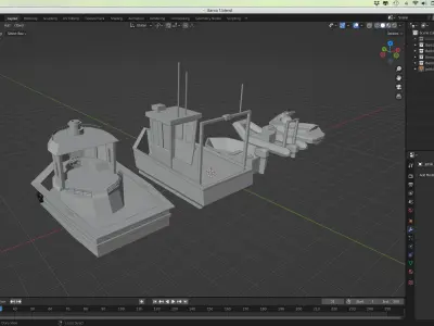 Assets for Roblox Low-poly 3D model