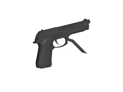 Beretta 93R 3D model