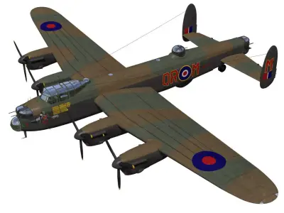 avro lancaster B-iii 3D model