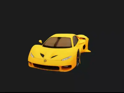 Car 3D Model Detailed Vehicle Asset 3D model