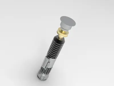 Nurbs Obi Wan Kenobi s Lightsaber Episode III 3D model