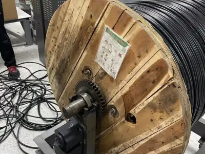 Electrical cable uncoiler 3D model