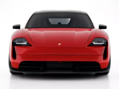 Porsche Taycan Turbo GT 3D model buy