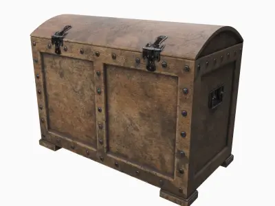 Old Chest 04 3D model