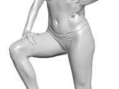 Figure for ship model diorama railway museum Charlotte Typ A 3D print model
