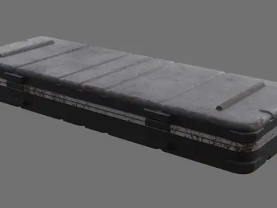 Military Case 2C Low-poly 3D model