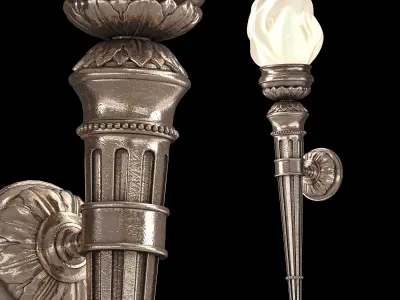 Ombres et Facettes torche louis wall light 3D model