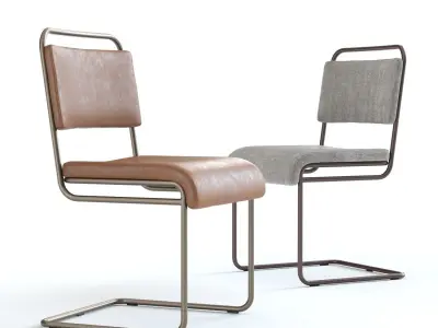 West Elm Industrial Chair 3D model