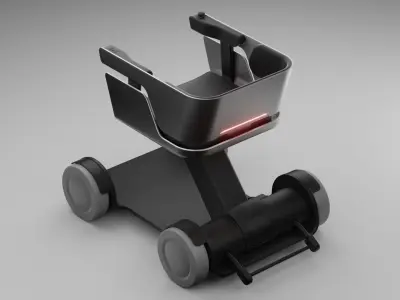 Concept Wheelchair Modelling 3D model