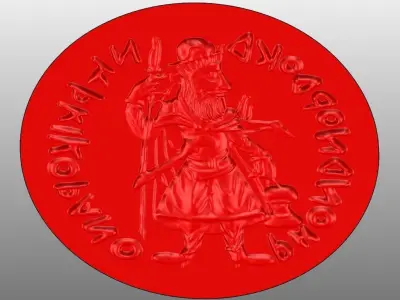 Coin pendant Free 3D model