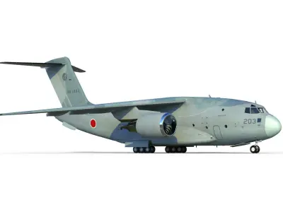 Kawasaki C-2 3D model buy
