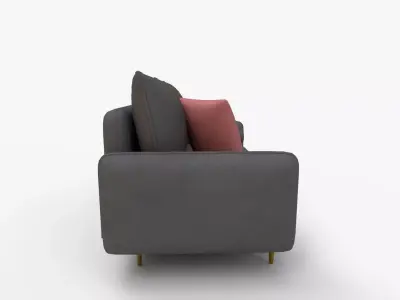 Modway Revive Upholstered Fabric Sofa 3D model