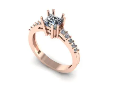 Princess Ring  3D print model