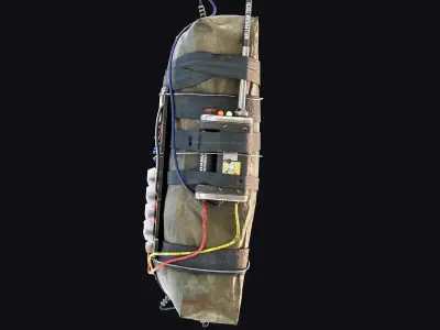 C4 explosive Low-poly 3D model buy