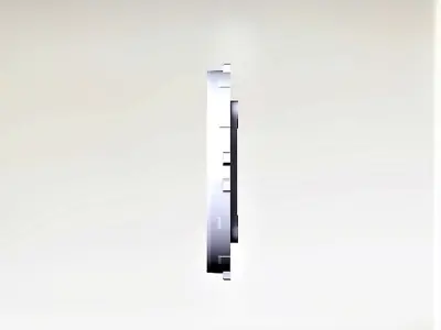 Plastic part for vacuum rate  3D model