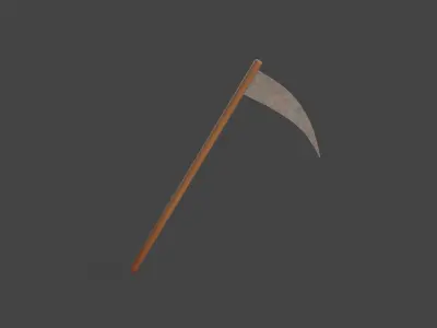 Prop105 Sickle Free low-poly 3D model
