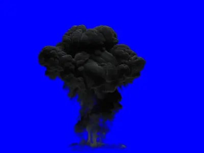 Explosion fireball 3D model