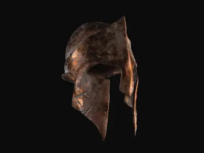 Spartan Helmet 3D model buy