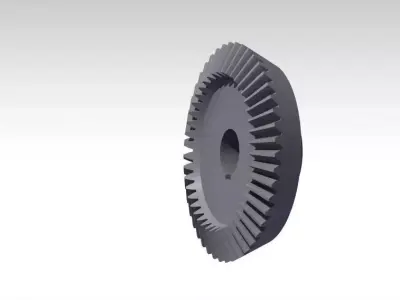 Bevel gear Free 3D model