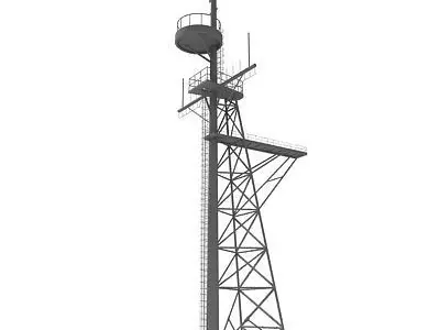 Industrial Tower 3 3D model