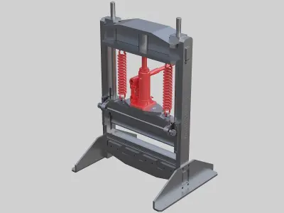 Sheet Metal Bending Machine 3D model