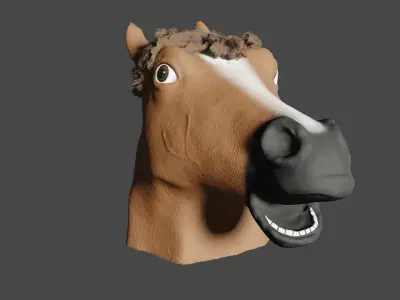 Relatively Accurate Horse Mask Free 3D model